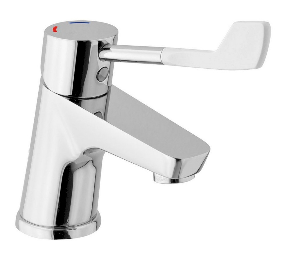 LE002 (29832) LEA stojánková umyvadlová baterie, lékařská páka, chrom LE002