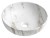 RONDANE keramické umyvadlo na desku Ø 41cm, bianco carrara AR435BC