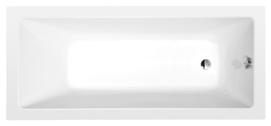 71707 (18920) NOEMI obdélníková vana 160x70x39cm, bílá 71707