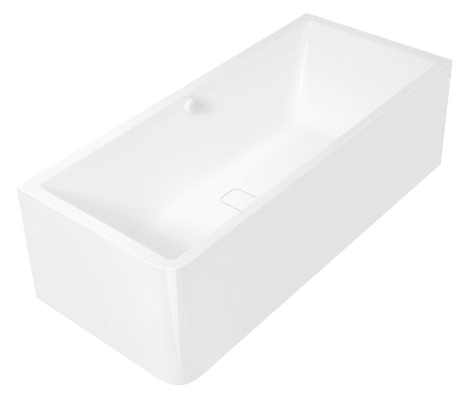 MARLENE CURVE R MONOLITH obdélníková vana 195x85x63cm, bílá 78731MCR