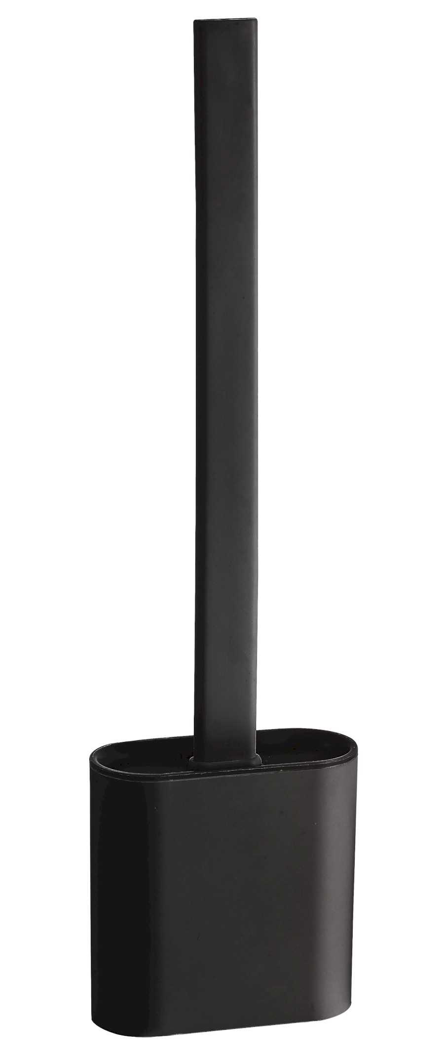 BS010B (62082) SANA WC silikonová štětka závěsná/na postavení, černá mat BS010B