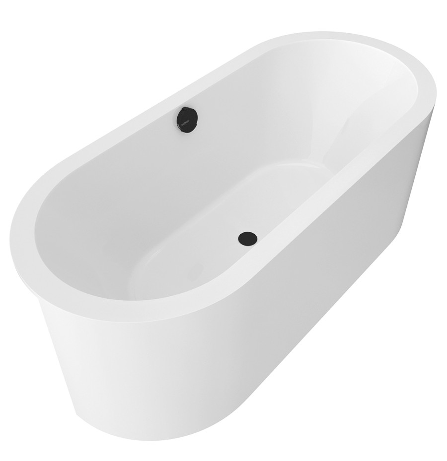 79119CM (60565) VIVA C MONOLITH oválná polozápustná vana 170x75x60cm, bílá 79119CM