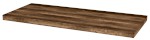 AVICE deska pod umyvadlo 100x39cm, tl.5cm, dub tmavý AV11011