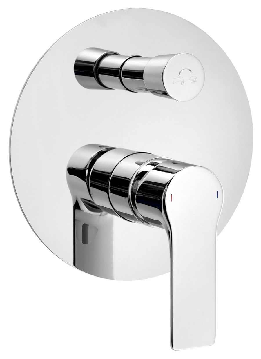 PAX podomítková sprchová baterie, 2 výstupy, chrom XA62