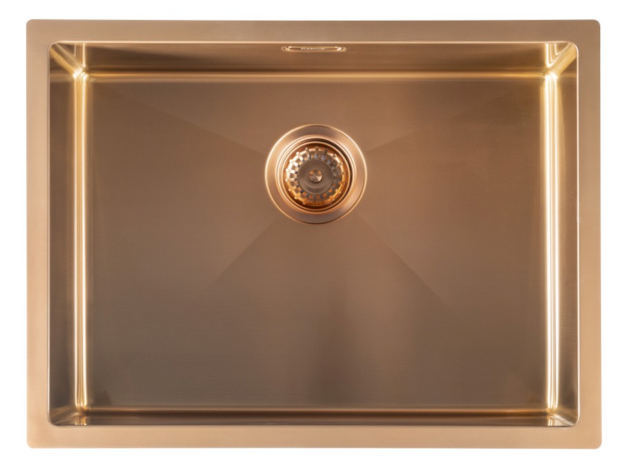 ZN6045PG (53496) ZENITH nerezový dřez 60x45cm, měď mat ZN6045PG