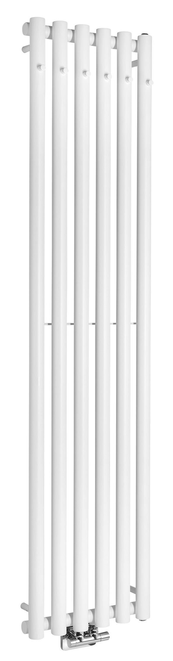 IZ131T (62278) PILON otopné těleso 418x1800mm, se šesti háčky pro ručník, bílá mat IZ131T