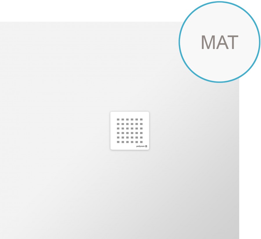 FLEXIA vanička z litého mramoru s možností úpravy rozměru, 110x100cm, bílá mat 72922MAT