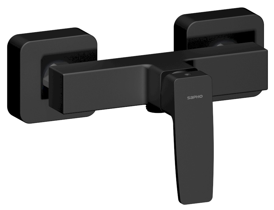 TI011B (55859) TURSI nástěnná sprchová baterie, černá mat TI011B