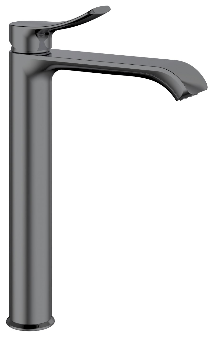 SUGA stojánková umyvadlová baterie vysoká, gun metal TJ006GM