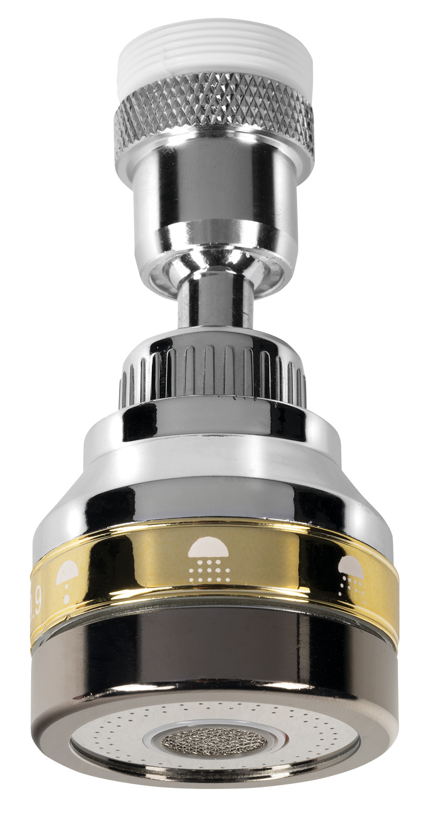 Perlátor s kloubem a přepínačem, vnitřní závit M22x1, vnější závit M24x1, chrom B242