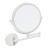 X-ROUND WHITE kosmetické zrcátko závěsné, Ø 200mm, oboustranné, bílá mat XR006W