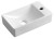 MARGITHA keramické umývátko 38x22cm, otvor pro baterii vpravo, bílá MGT3822