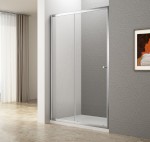 UGGA posuvné sprchové dveře 1200mm, čiré sklo ATS120