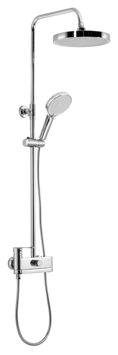 Sprchový sloup s pákovou baterií, otočné ramínko, chrom CF139