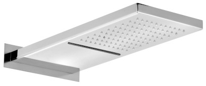 Nástěnná hlavová sprcha s kaskádou, 500x200mm, nerez lesk DC562