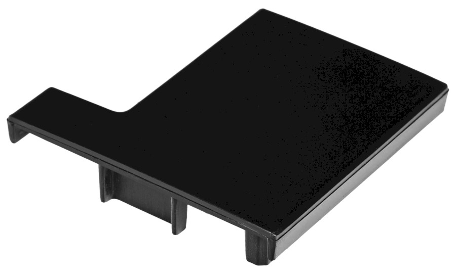 EASY BLACK krytka stěnového profilu, levá NDAE468LB