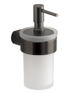 PI8181 (58199) PIRENEI dávkovač mýdla 110 ml, mléčné sklo, gun metal PI8181