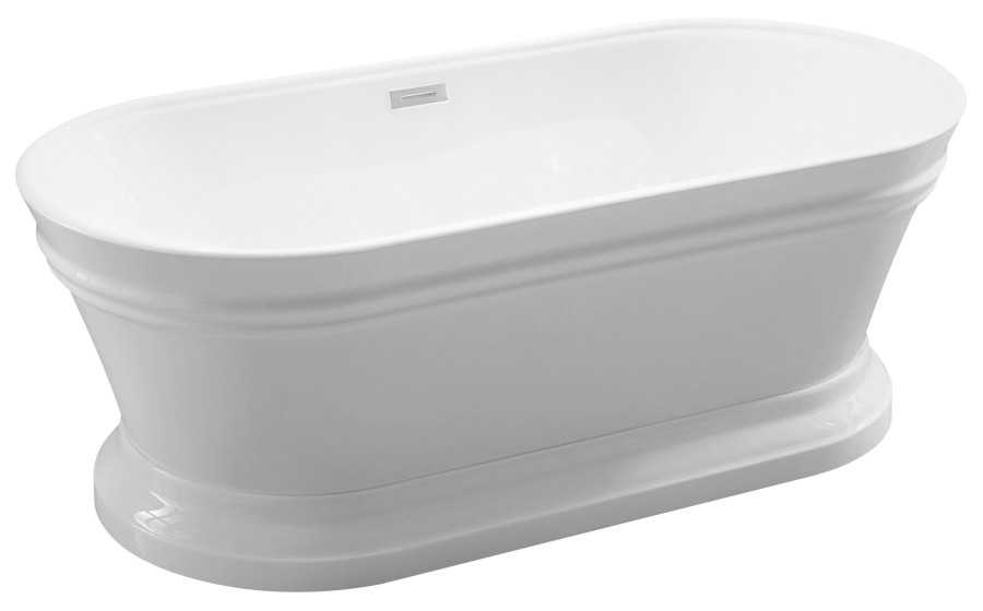 ANTIK volně stojící retro vana, 160x79cm, bílá E2679