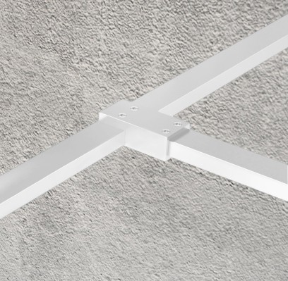 VARIO T- spojka vzpěr, bílá mat GX2315