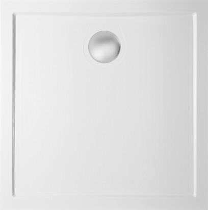 GALLET sprchová vanička z litého mramoru, čtverec 90x90cm GQ9090