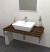 AVICE deska pod umyvadlo 80x50cm, tl.5cm, dub tmavý AV0811