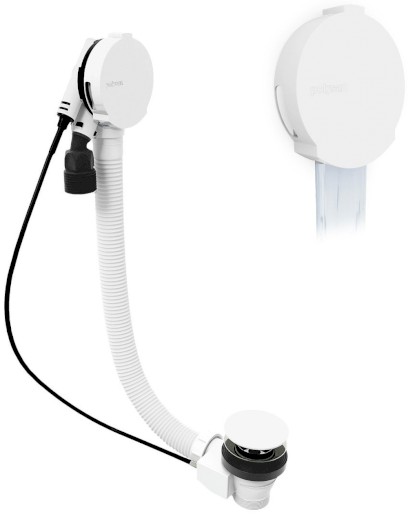 MARBLE vanová souprava s napouštěním, bovden, délka 800mm, bílá 11052.10