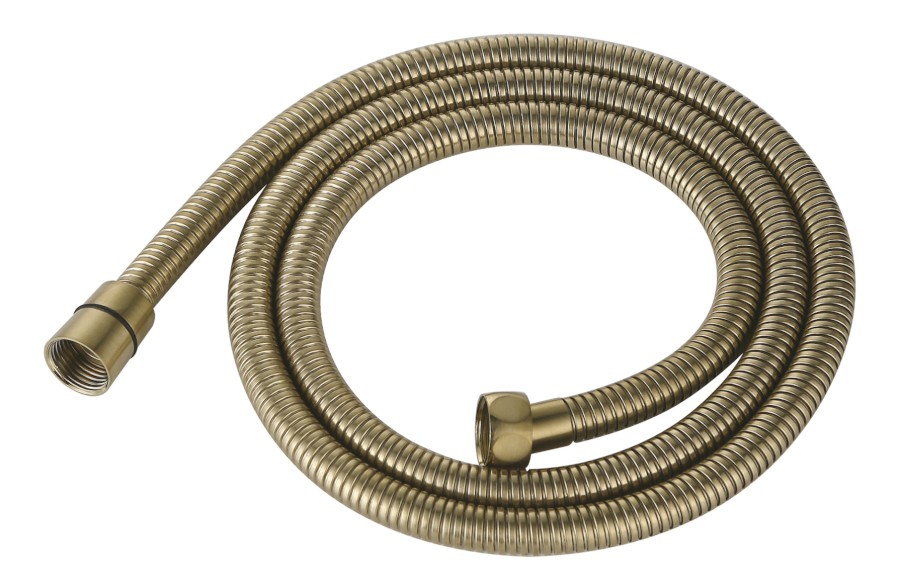 FLEX150GB (61569) POWERFLEX kovová sprchová hadice, 150cm, zlato mat FLEX150GB