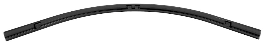 ARLETA pojezdový profil, černá NDBLS800