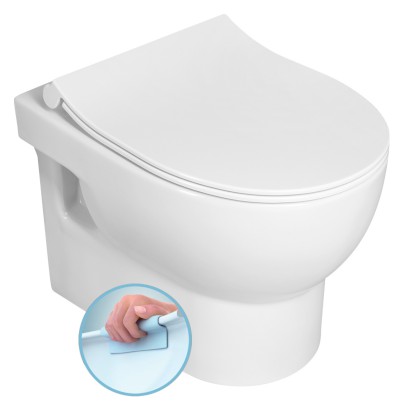 ABSOLUTE závěsná WC mísa, Rimless, 35x50cm, bílá 10AB02002