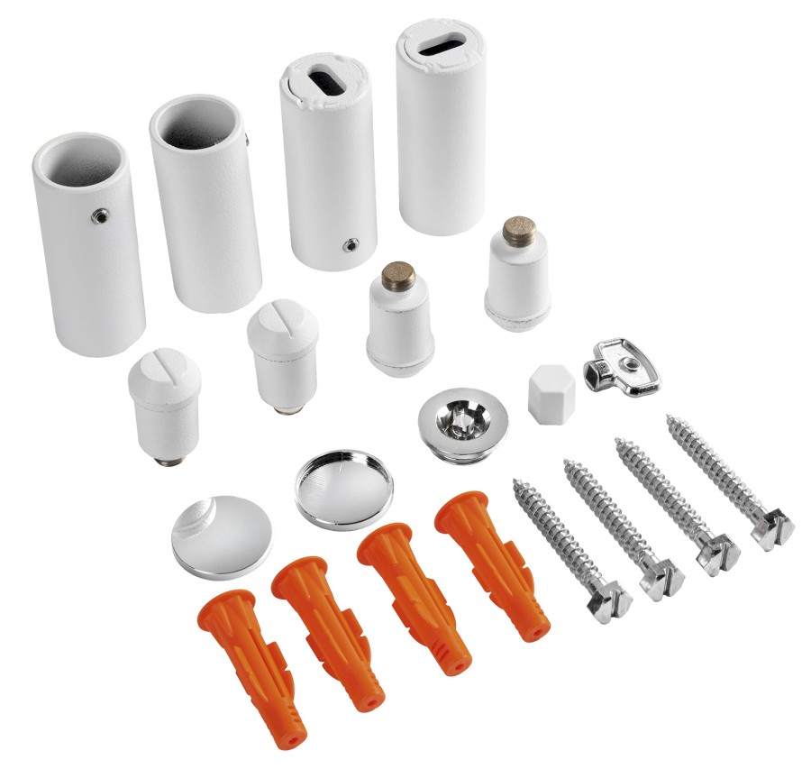 NDMIW (61647) Montážní sada pro radiátor, bílá mat NDMIW