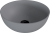 BANERA ROUND umyvadlo na desku, litý mramor, průměr 39cm, šedá mat 14337.31