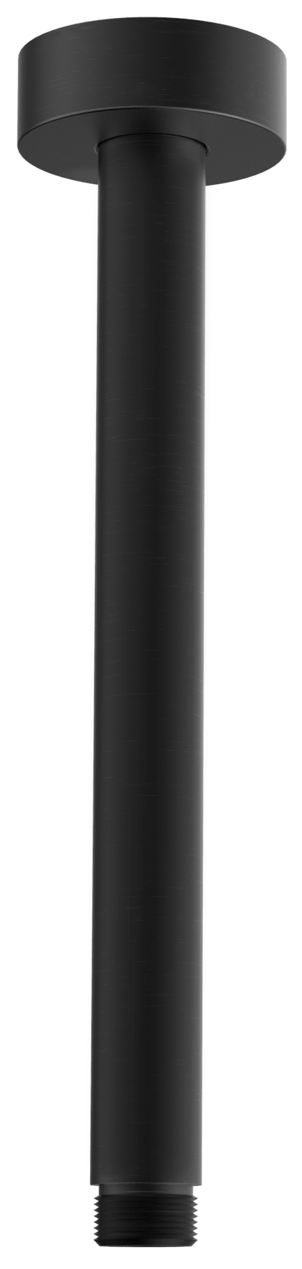 1205-05B (52470) Sprchové stropní ramínko, kulaté, 200mm, černá mat 1205-05B