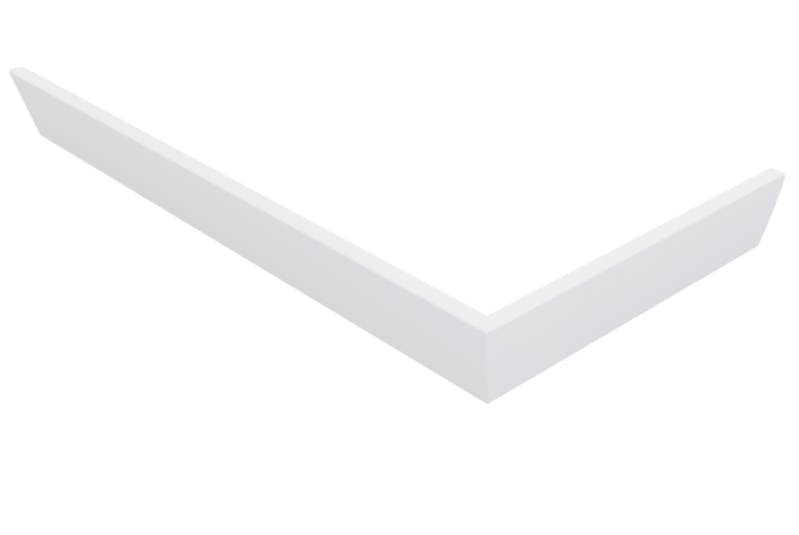 KARIA 100x90 rohový panel, výška 11cm, levý 51312L