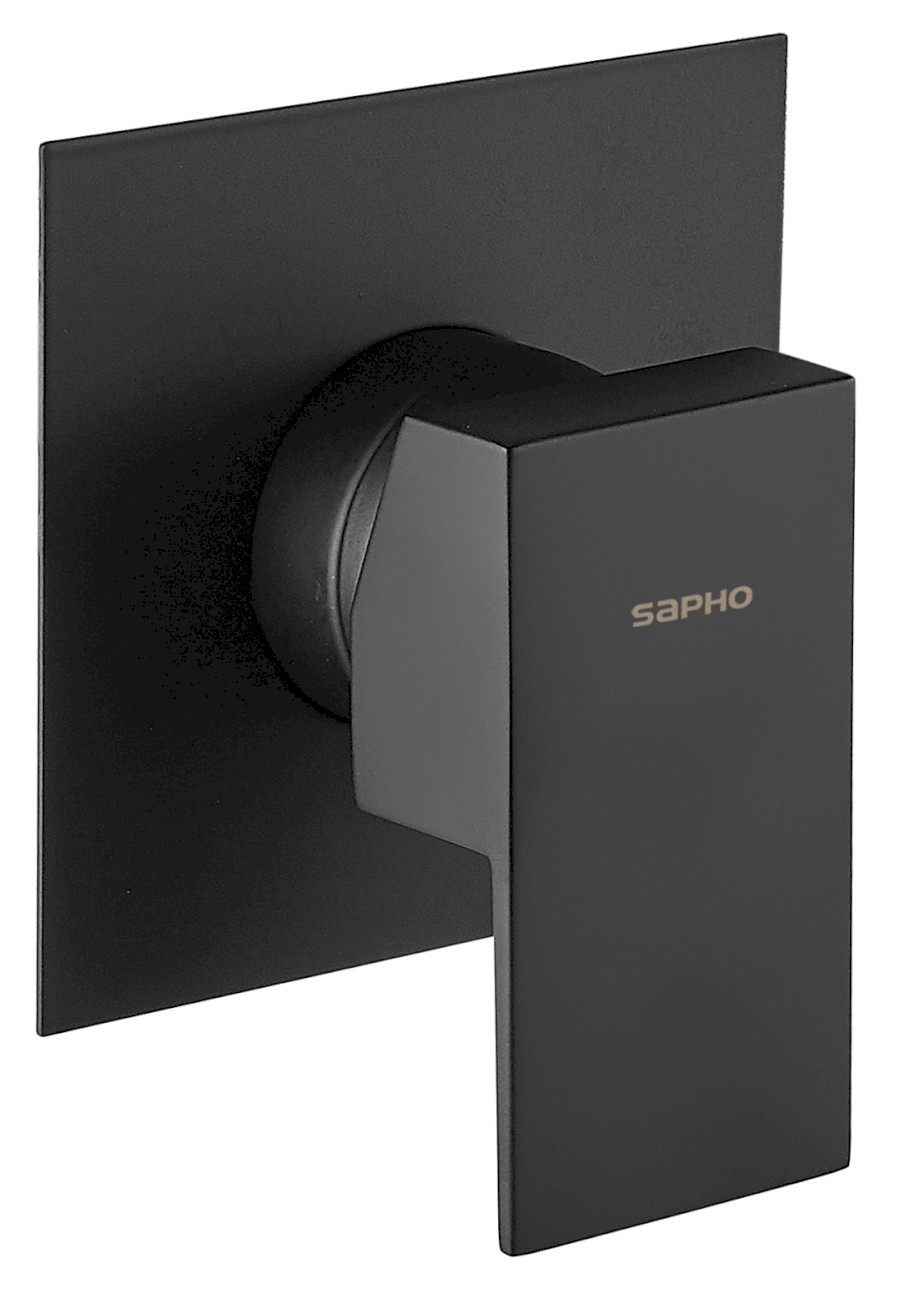 1102-76B (57733) SPECTRE podomítková sprchová baterie, 1 výstup, černá mat 1102-76B