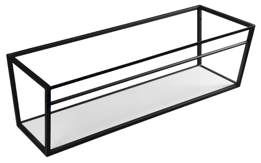 SKA konzole s policí 1200x400x460mm, černá mat SKA104