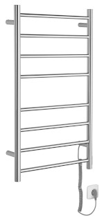 REDONDO elektrický sušák ručníků, kulatý, 500x900 mm, 75 W, nerez lesk ER220V