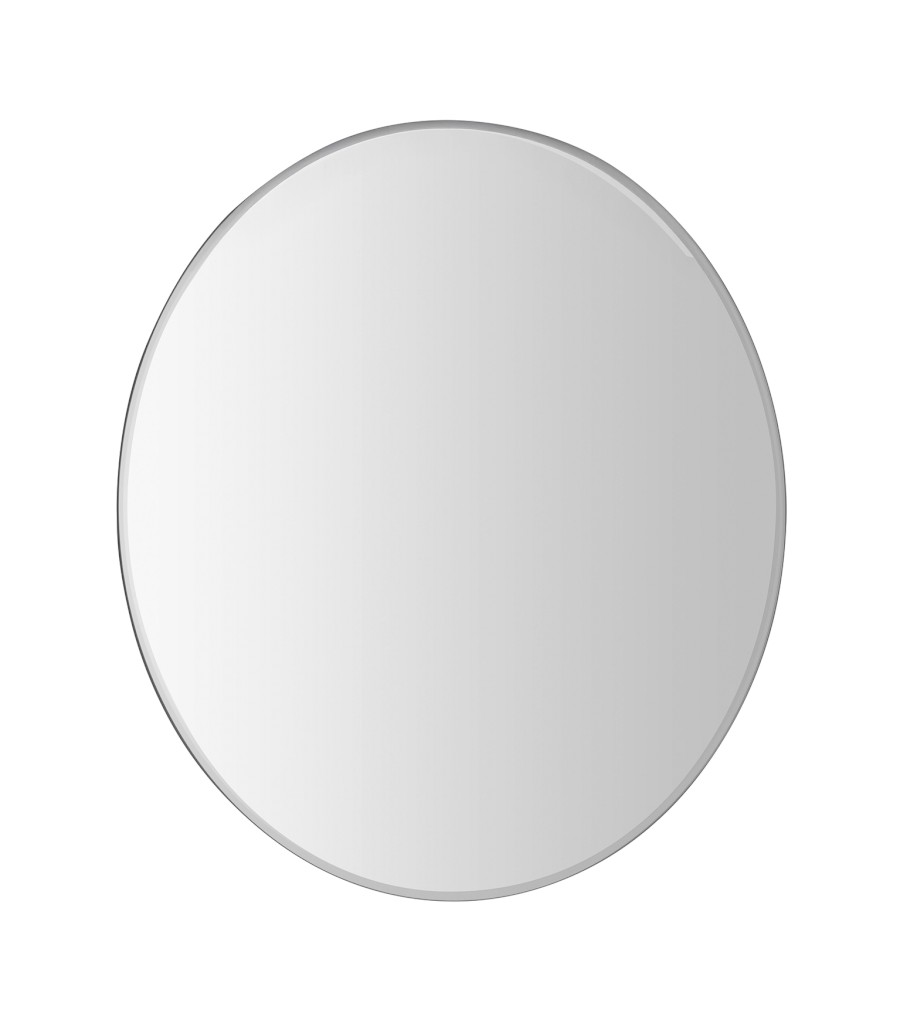 BORD kulaté zrcadlo s broušenou hranou ø 50cm, CU free 22443
