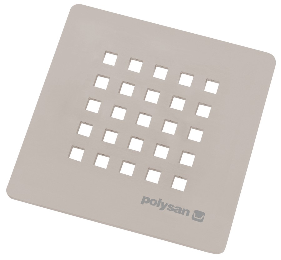 TRENECA čtvercová krytka sifonu, béžová mat 85999.81