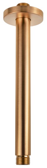 1205-05PG (61543) Sprchové stropní ramínko, kulaté, 200mm, měď mat 1205-05PG