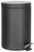 SIMPLE LINE odpadkový koš kulatý 12l, černá mat 26112