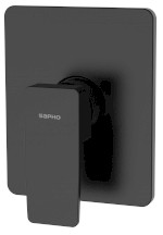 TI041B (55858) TURSI podomítková sprchová baterie, 1 výstup, černá mat TI041B