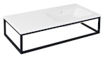SKA810 (61868) SKA konzole pod umyvadlo/desku 100x22x51cm, černá mat SKA810