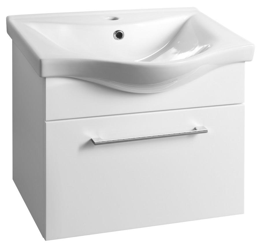 AK255 (53306) AKIRA umyvadlová skříňka 51,1x42x34cm, bílá AK255