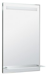 Zrcadlo s LED osvětlením a policí 50x80cm, kolébkový vypínač ATH52