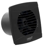 UC-10 TH koupelnový ventilátor axiální s automatem, 8W, potrubí 100mm, černá 01202200