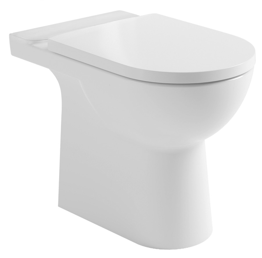 PB107-111 (61478) TALAMO WC kombi mísa, Rimless, 63x35,5cm, spodní/zadní odpad, bílá PB107-111