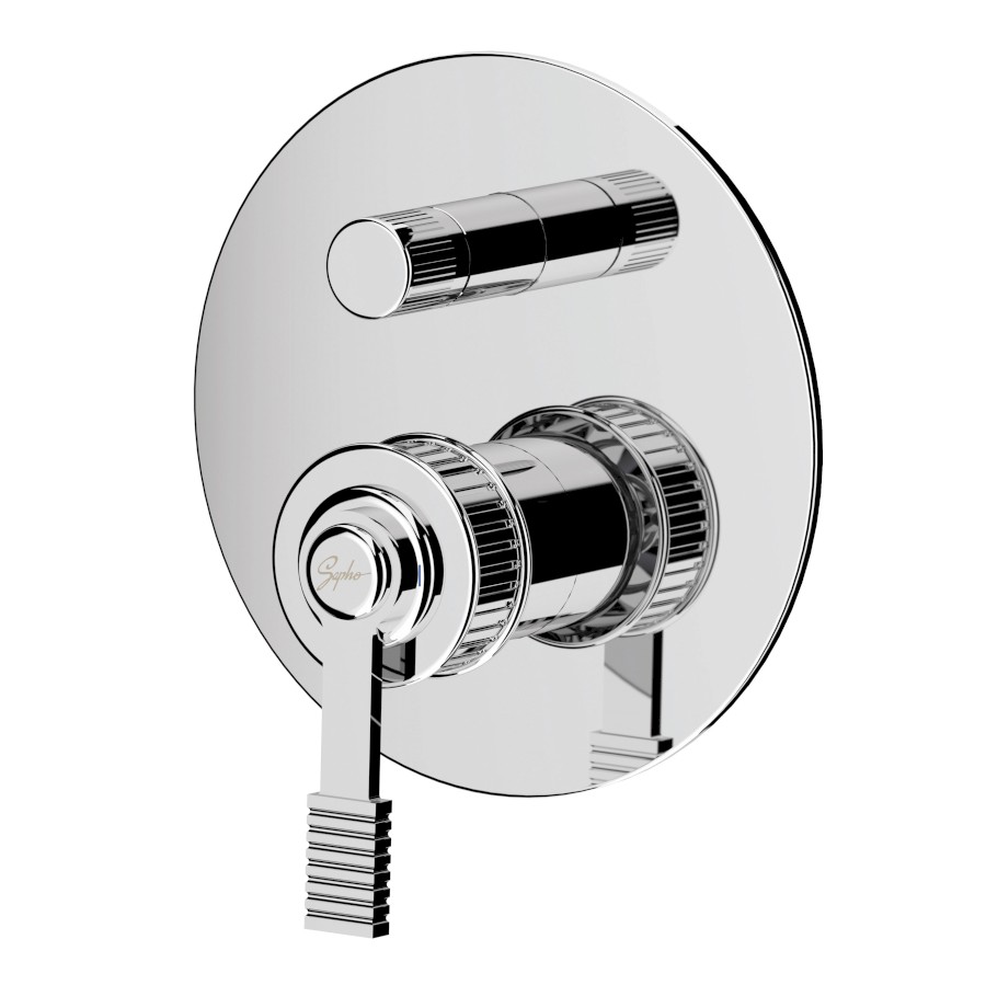 RV042 (57765) VERSI podomítková sprchová baterie, 2 výstupy, chrom RV042