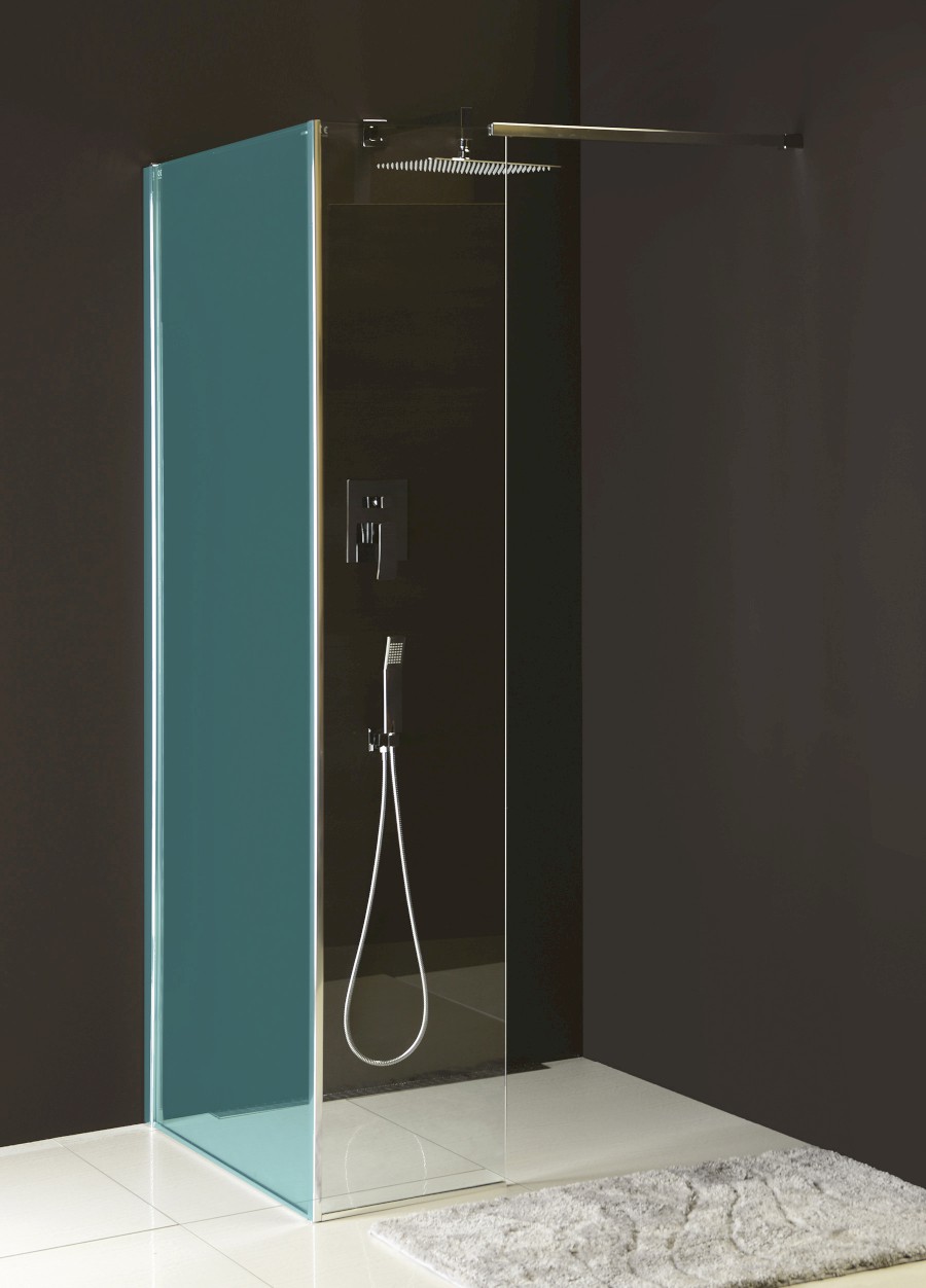 MODULAR SHOWER pevný panel k instalaci na stěnu modulu MS2, 400 mm, levý MS2B-40L