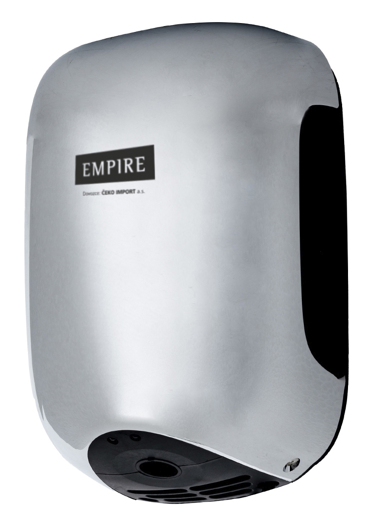 EMPIRE COMPACTJET MINI bezdotykový tryskový osoušeč rukou 230 V, 900 W, 156x238x99,5mm, ABS plast, chrom 2856