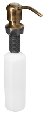 SP004 (21063) Zápustný dávkovač mýdla, retro, bronz SP004